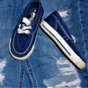 🌟4/$14 kids size 7 toddler blue tennis shoes boy boys athletic gym play